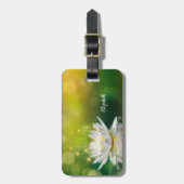 白蓮の花山水禅 ラゲッジタグ (正面縦)