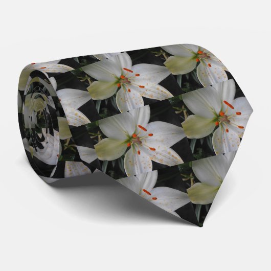 白蓮の花 ネクタイ (ロール)