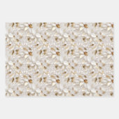 白蓮の花 ラッピングペーパーシート (正面3)