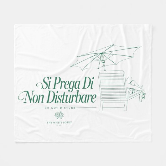 白蓮は邪魔にならない フリースブランケット (正面(横))