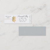 白蓮教の名刺 スキニー名刺 (正面/裏面)