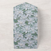 白蓮結婚花 オールインワン招待状 (外側)