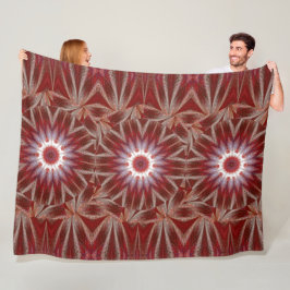 白蓮11 フリースブランケット