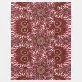 白蓮17 フリースブランケット (正面)