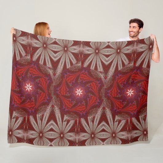 白蓮1 フリースブランケット (インサイチュ)