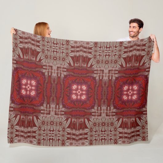 白蓮2 フリースブランケット (インサイチュ)