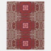 白蓮2 フリースブランケット (正面)