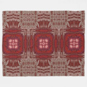 白蓮2 フリースブランケット (正面(横))