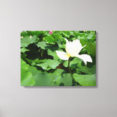 白蓮 キャンバスプリント (正面)