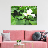白蓮 キャンバスプリント (インサイチュ (リビング))