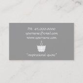 白蓮 名刺 (裏面)