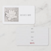 「白蓮」名刺 名刺 (正面/裏面)