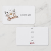 「白蓮」名刺 名刺 (正面/裏面)