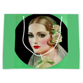 白薔薇の花嫁 ラージペーパーバッグ