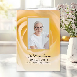 白薔薇の花葬追悼法要を折り畳み プログラム