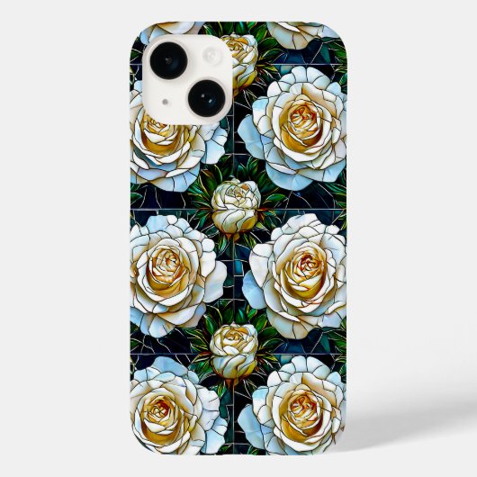 白薔薇の花 Case-Mate iPhoneケース (裏面)