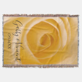 白薔薇結婚花形見 スローブランケット (正面)