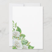 白薔薇７５周年結婚記念日パーティー 招待状 (裏面)