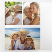 白蘭のユリの数々の写真詩 三つ折りプログラム (内部最初)