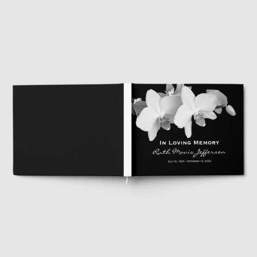 白蘭の記念館または葬式のゲストブック ゲストブック (全面)