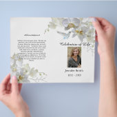 白蘭ハミングバード葬儀プログラム チラシ (手)