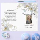 白蘭ハミングバード葬儀プログラム チラシ (シングル)