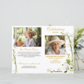 白蘭リリー2写真葬式プログラム (スタンド正面)