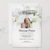 白蘭葬儀招待状 招待状 (正面)