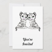 白虎の双子 招待状 (正面)