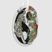 白虎対緑陰陽 オーナメント (正面)