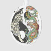 白虎対緑陰陽 オーナメント (正面)