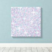 白虹色グリッター キャンバスプリント (インサイチュ (ウッドフロア))