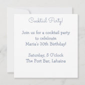 白虹色グリッター 招待状 (裏面)