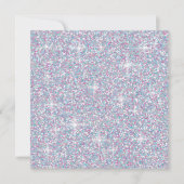 白虹色グリッター 招待状 (正面)