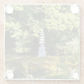 白蛇の塔/白蛇の塚 ガラスコースター (裏面)