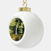 白蛇の塔/白蛇の塚 セラミックボールオーナメント (右)