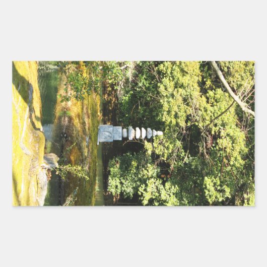 白蛇の塔/白蛇の塚 長方形シール (正面)