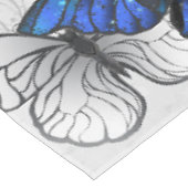 白蝶と青蝶の構成 テーブルクロス (アングル)