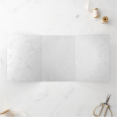 白蝶と青蝶の構成 三つ折りカード (内部)