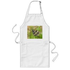 白蝶の大雪の草 ロングエプロン