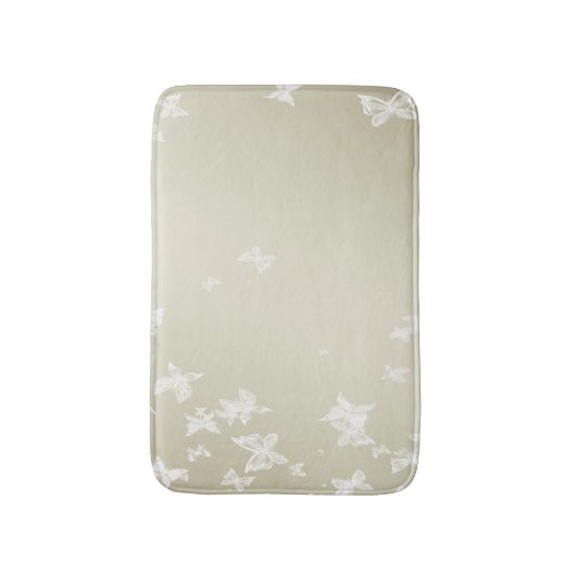 白蝶 バスマット (正面縦)