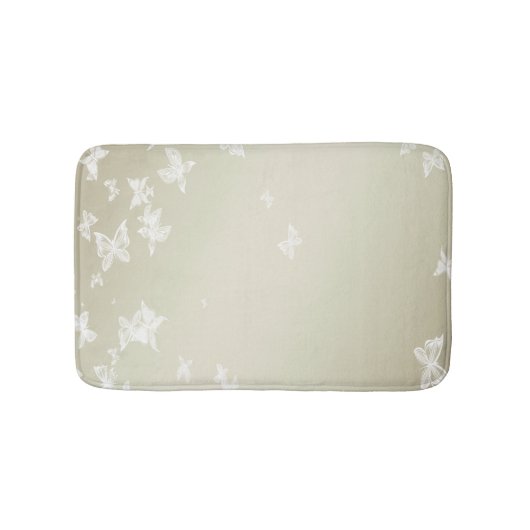白蝶 バスマット (正面)