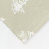 白蝶 フリースブランケット (角)