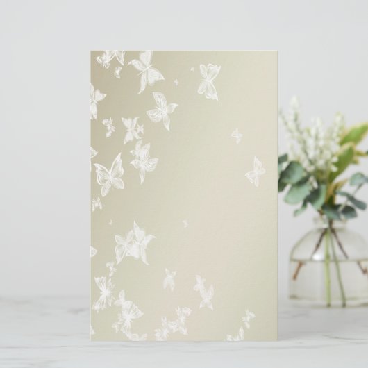 白蝶 便箋 (スタンド正面)