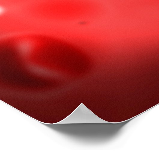 白血球の顕微鏡的見解 ポスター (角)