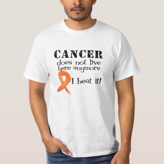 白血病がもはやここには存在しない Tシャツ (正面)