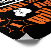 白血病がん戦士Iは強い私の意志 ポスター (角)