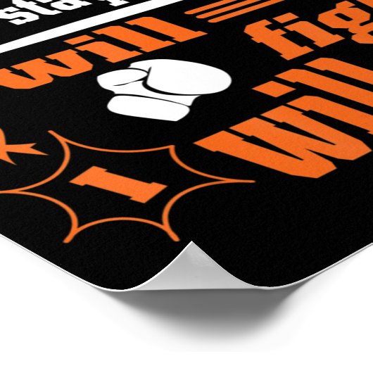 白血病がん戦士Iは強い私の意志 ポスター (角)