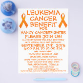 白血病がん特典型フライヤー チラシ (シングル)