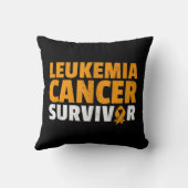 白血病がん生存者オレンジリボン認識度 クッション (裏面)